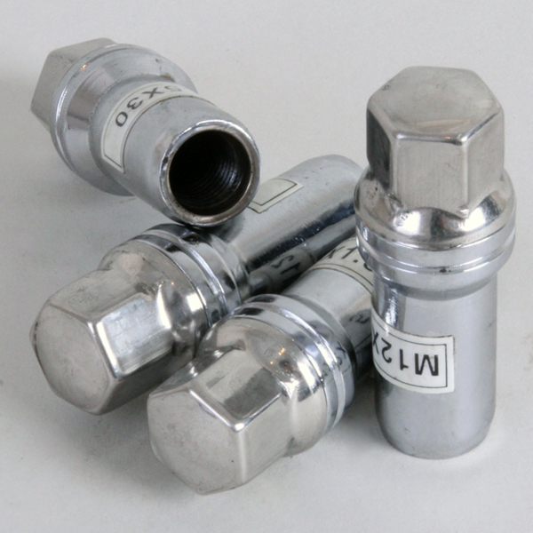 Nuts for mag wheels with a centre cap Car servicing